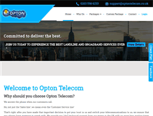 Tablet Screenshot of optontelecom.co.uk